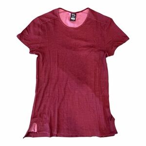 Athletic‎ Propulsion Labs APL Men’s Perfect Wool Blended Tee Burgundy Medium